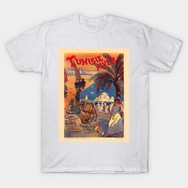 Tunisie Hiver Tunisia Vintage Poster 1899 T-Shirt by vintagetreasure